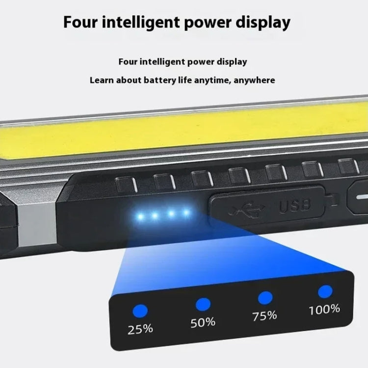 E-SMARTER KXK586 Flat Work Light LED Work Auto Repair Light USB Rechargeable Repair Light With Magnetic Attachment - Other Tools by E-SMARTER | Online Shopping South Africa | PMC Jewellery | Buy Now Pay Later Mobicred