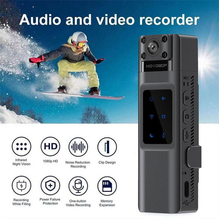 WIFI HD Night Vision Chest-Worn Work Recorder Cycling Camera, Model: L13+128G TF Card - Video Cameras by PMC TechLife | Online Shopping South Africa | PMC TechLife | Buy Now Pay Later Mobicred