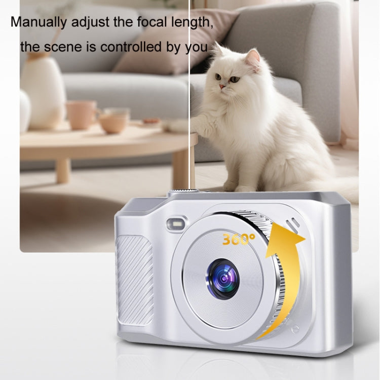 1080P HD Student Retro Digital Card Camera, Color: White - Video Cameras by PMC TechLife | Online Shopping South Africa | PMC TechLife | Buy Now Pay Later Mobicred