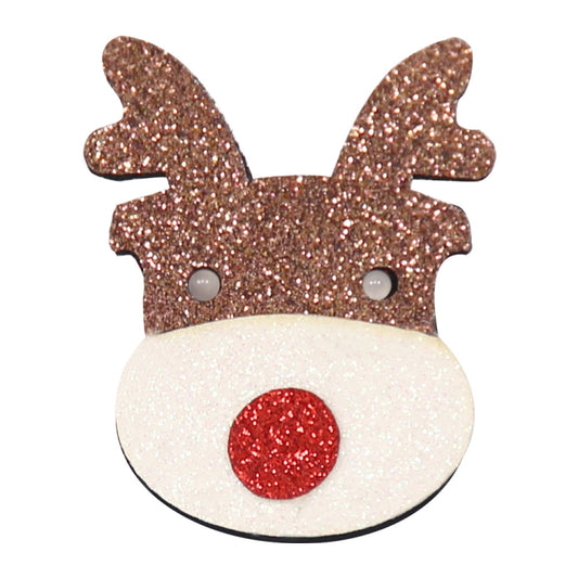 Cartoon Luminous Brooch Decoration Christmas Children and Adult Dress-up Props(Elk) - free shipping - PMC Jewellery - Order now!