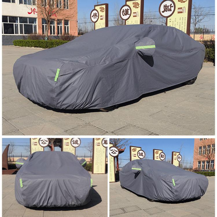Sedan Car EVA Plus Velvet Thickened Heat Insulation Sunshade With Shark Fin, Size: M 4.5x1.7x1.4m - PE Material by PMc TechLife | Online Shopping South Africa | PMc TechLife | Buy Now Pay Later Mobicred