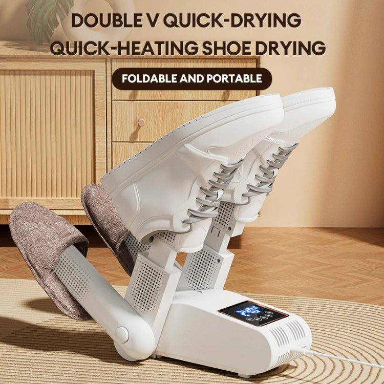 UV Antibacterial LED Touch Intelligent Constant Temperature Shoe Dryer, Spec: US Plug(White) - free shipping - PMC TechLife - Order now!