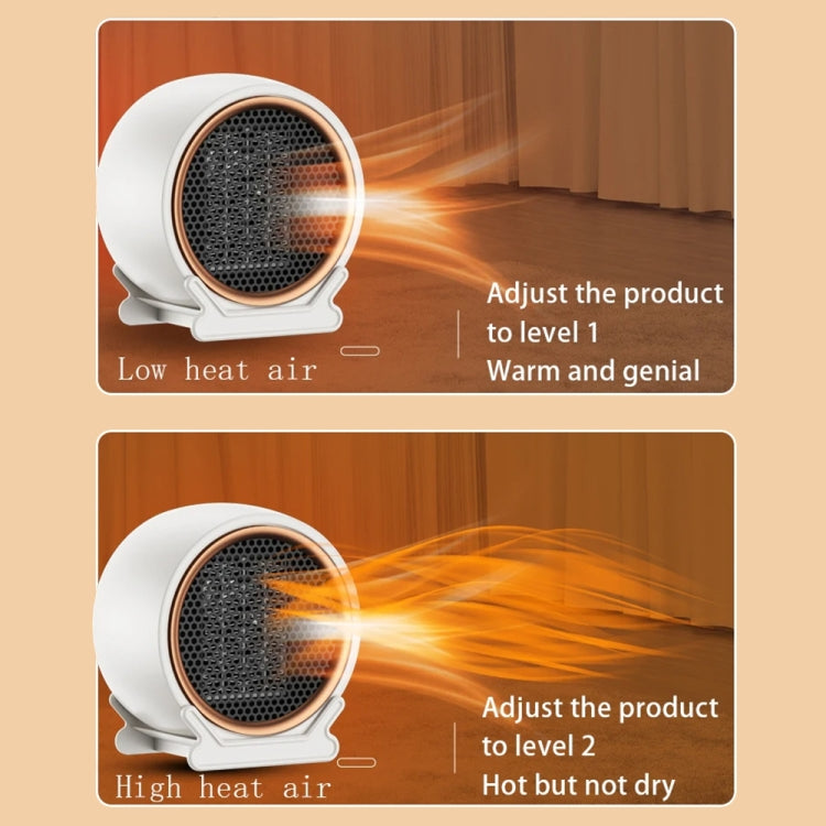 1800W Desktop High-power Two-speed Heater Household Fast Heating Heater, Spec: US Plug(Gray) - Electric Heaters by PMC TechLife | Online Shopping South Africa | PMC TechLife | Buy Now Pay Later Mobicred