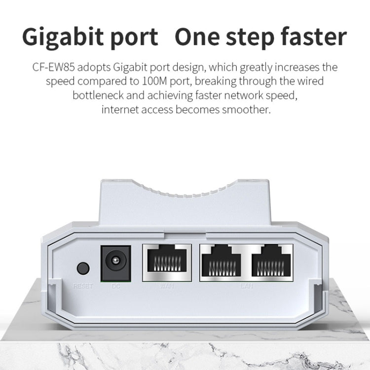 COMFAST CF-EW85 1300Mbps 2.4G/5.8G Gigabit Wireless AP Signal Amplifier Supports DC/POE Power Supply UK Plug - free shipping - PMC TechLife - Order now!