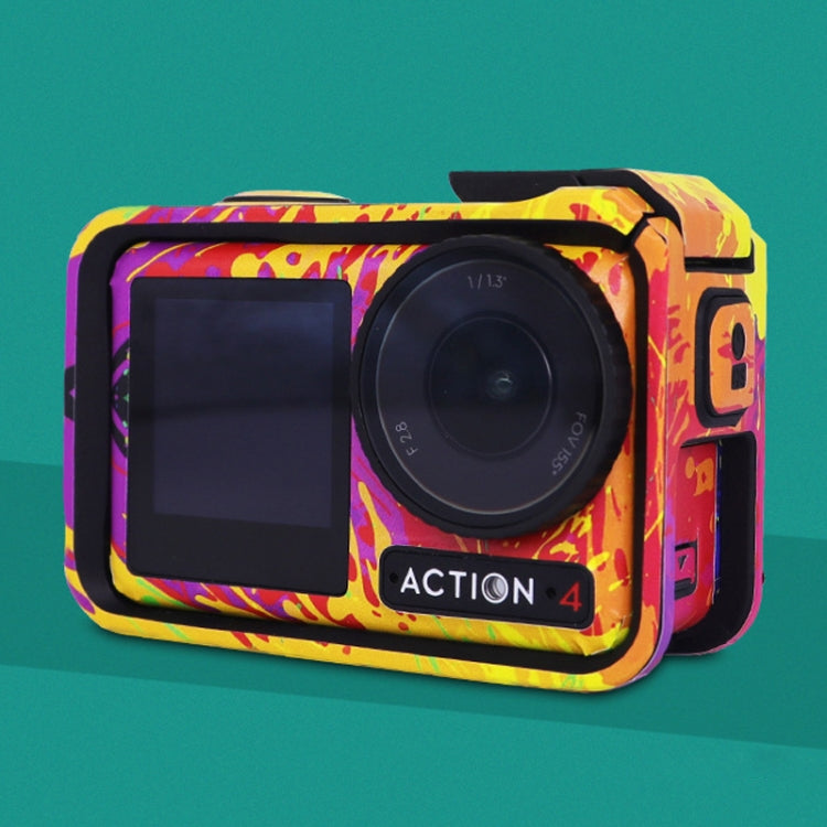 For DJI Action 4 Motion Camera Stickers All Inclusive Photo Frame Color Changing Stickers Accessories, Style: AC4-08 Circuit White - free shipping - PMC TechLife - Order now!