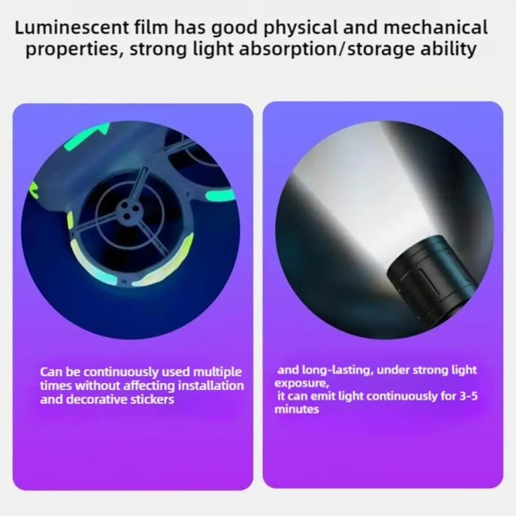 For DJI Neo Luminous Stickers Night Glow Cool Film(Red) - free shipping - PMC TechLife - Order now!