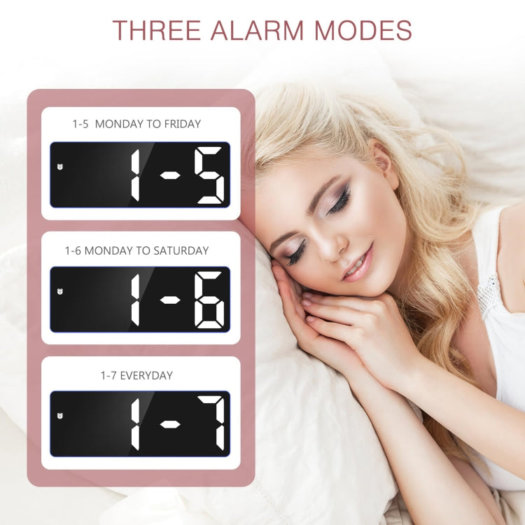 JX012 Multifunctional LED Electronic Clock Battery Plug-in Dual-purpose Bedside Alarm Clock(Red) - Alarm Clocks by PMc TechLife | Online Shopping South Africa | PMc TechLife | Buy Now Pay Later Mobicred