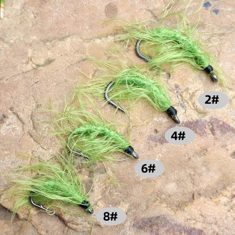 Single Hook Imitation Aquatic Grass Fishing Hooks Grass Hooks(6#) - Fishing Hooks by PMC TechLife | Online Shopping South Africa | PMC TechLife | Buy Now Pay Later Mobicred