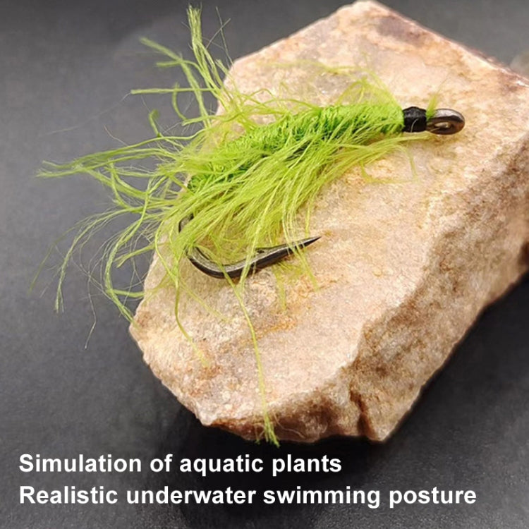 4pcs /Box Hooks Imitation Aquatic Grass Fishing Hooks Grass Hooks(2#) - Fishing Hooks by PMC TechLife | Online Shopping South Africa | PMC TechLife | Buy Now Pay Later Mobicred