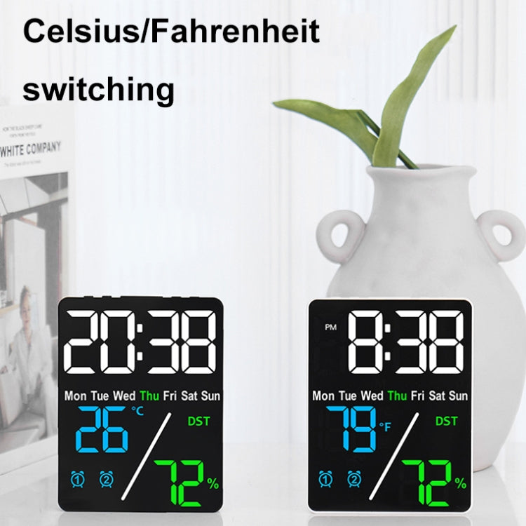 Multifunctional Temperature / Humidity Display Electronic Alarm Clock, Color: Green Black - Alarm Clocks by PMc TechLife | Online Shopping South Africa | PMc TechLife | Buy Now Pay Later Mobicred