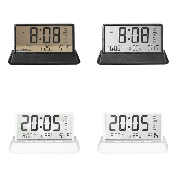 Multifunctional Temperature / Date Display Electronic Alarm Clock(White Opaque) - Alarm Clocks by PMc TechLife | Online Shopping South Africa | PMc TechLife | Buy Now Pay Later Mobicred