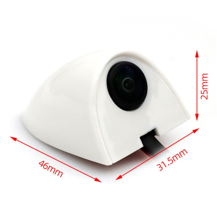 Punch-Free Car Imaging Side View Blind Spot Car Universal Night Vision Camera, Specifications: AHD1080P White - Rear View Cameras by PMC TechLife | Online Shopping South Africa | PMC TechLife | Buy Now Pay Later Mobicred