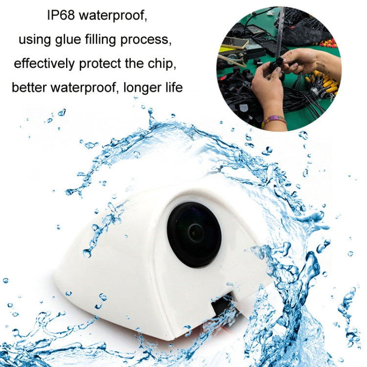 Punch-Free Car Imaging Side View Blind Spot Car Universal Night Vision Camera, Specifications: AHD1080P Silver - Rear View Cameras by PMC TechLife | Online Shopping South Africa | PMC TechLife | Buy Now Pay Later Mobicred