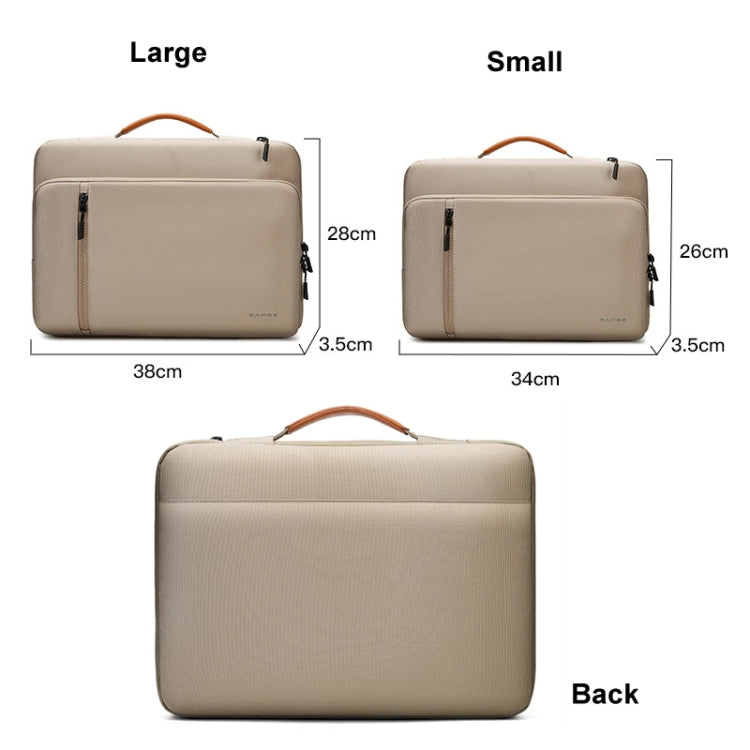 BANGE BG-6802 Laptop Bag Notebook Protective Case, Color: Khaki Large - free shipping - PMC TechLife - Order now!