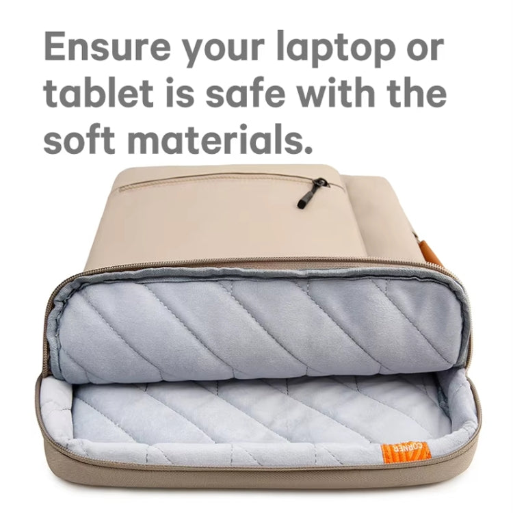 BANGE BG-6802 Laptop Bag Notebook Protective Case, Color: Khaki Small - free shipping - PMC TechLife - Order now!