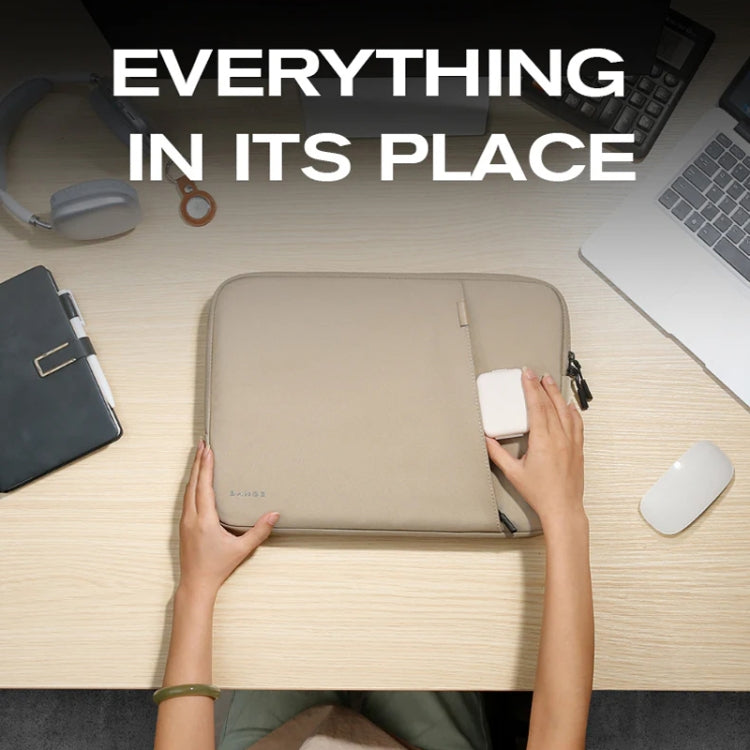 BANGE BG-6801 Laptop Bag Digital Inner Organiser, Color: Khaki Large - free shipping - PMC TechLife - Order now!