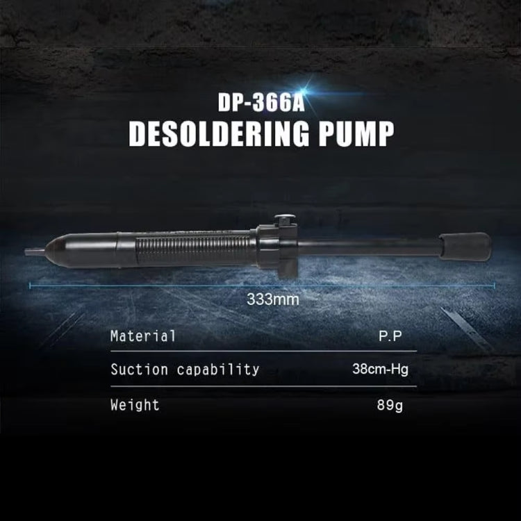 ProsKit DP-366A 38cm-Hg Tin Suction Machine Anti-static Desoldering Pump - free shipping - PMc TechLife - Order now!