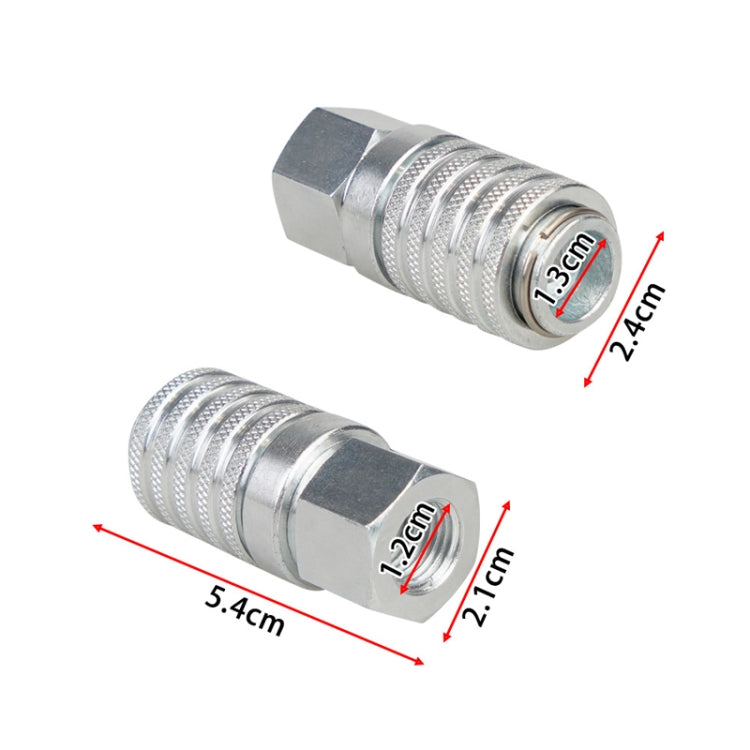 PD242 Series PD Steel Hydraulic Test Port And Diagnostic Equipment Quick Connect Coupler(Silver) - Cables & Connectors by PMC TechLife | Online Shopping South Africa | PMC TechLife | Buy Now Pay Later Mobicred