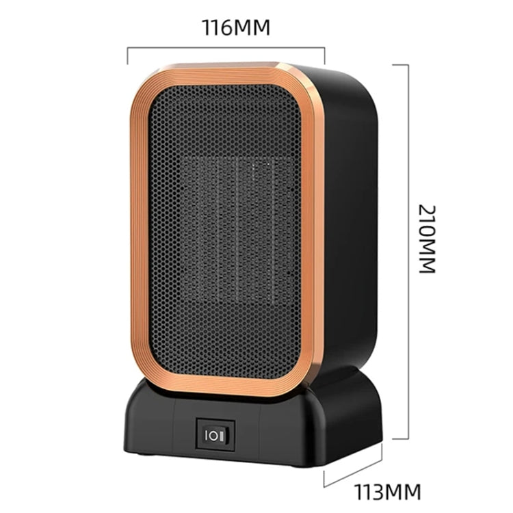 1000W High-power Household Heater Small Desktop Ceramic PTC Heating Heater, Spec: US Plug(White) - Electric Heaters by PMC TechLife | Online Shopping South Africa | PMC TechLife | Buy Now Pay Later Mobicred