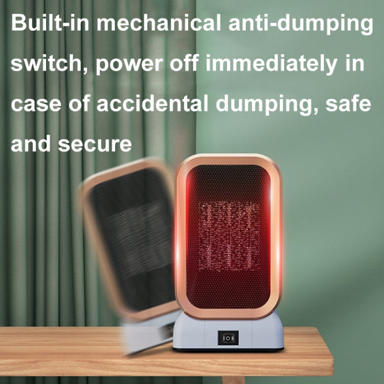 1000W High-power Household Heater Small Desktop Ceramic PTC Heating Heater, Spec: EU Plug(Black) - free shipping - PMC TechLife - Order now!