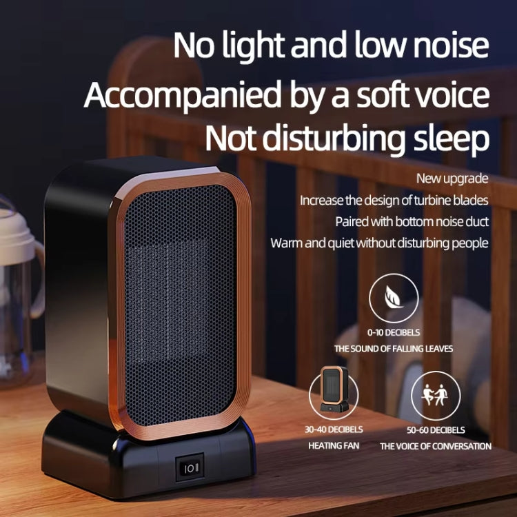 1000W High-power Household Heater Small Desktop Ceramic PTC Heating Heater, Spec: EU Plug(White) - Electric Heaters by PMC TechLife | Online Shopping South Africa | PMC TechLife | Buy Now Pay Later Mobicred