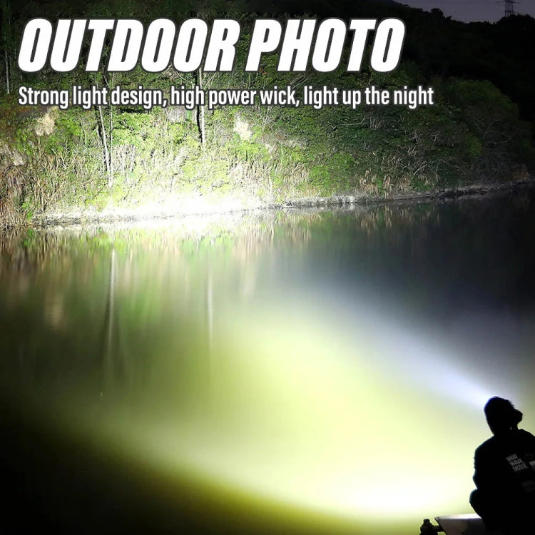 E-SMARTER 8W5205-2 Small Carrying Light With RGB Colorful Lamps Outdoor Cycling Searchlight(Yellow) - free shipping - PMc TechLife - Order now!