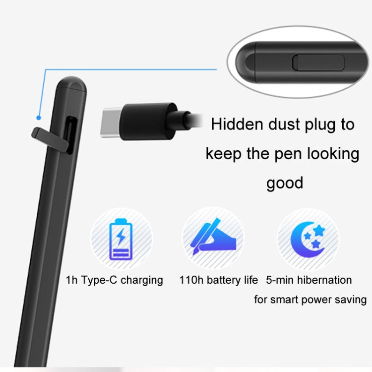 Tablet Stylus Pen USI2.0 Protocol Pen Stylus Anti False Touch(Gray) - Stylus Pen by PMC TechLife | Online Shopping South Africa | PMC TechLife | Buy Now Pay Later Mobicred