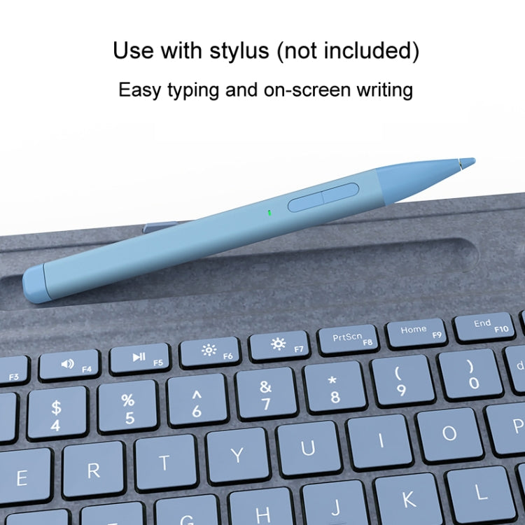 For Microsoft Surface Pro 8 / 9 / X Bluetooth Keyboard Magnetic Tablet Wireless Touch Backlit Keyboard With Pen Slot(Gray) - Others Keyboard by PMC TechLife | Online Shopping South Africa | PMC TechLife | Buy Now Pay Later Mobicred