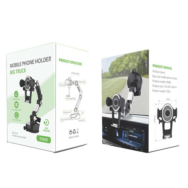 Car Suction Cup Multi-function Cell Phone Navigation Mount, Style: With Hose - Universal Car Holders by PMC TechLife | Online Shopping South Africa | PMC TechLife | Buy Now Pay Later Mobicred