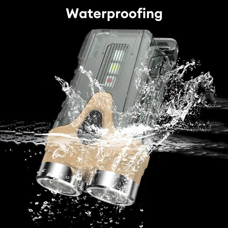 E-SMARTER Portable LED Keychain Light Outdoor Camping Dual Lamp(Brown) - free shipping - PMc TechLife - Order now!