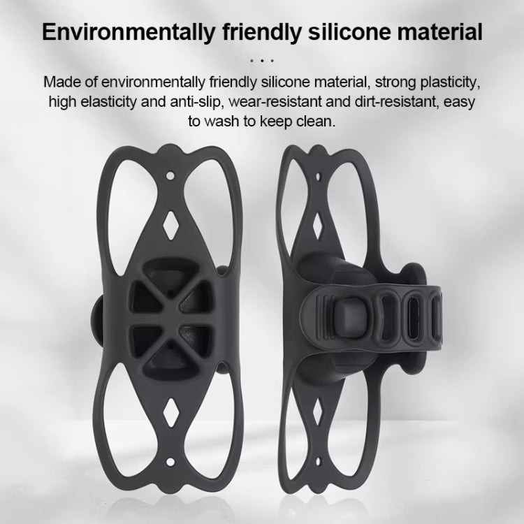 GUB P9 Bicycle Dragonfly Shape Silicone Phone Holder(Orange) - Holders by GUB | Online Shopping South Africa | PMC TechLife | Buy Now Pay Later Mobicred