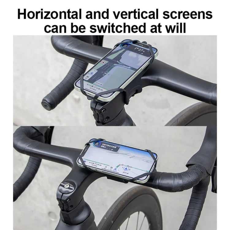 GUB P9 Bicycle Dragonfly Shape Silicone Phone Holder(Orange) - Holders by GUB | Online Shopping South Africa | PMC TechLife | Buy Now Pay Later Mobicred