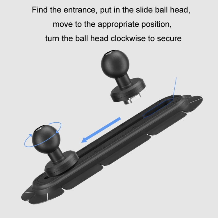 SUV Car Modified Central Control Bracket Base Slider, Specifications: Paste Elliptical Base - Universal Car Holders by PMC TechLife | Online Shopping South Africa | PMC TechLife | Buy Now Pay Later Mobicred