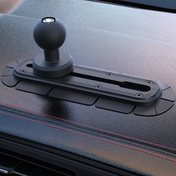 SUV Car Modified Central Control Bracket Base Slider, Specifications: Paste Elliptical Base - Universal Car Holders by PMC TechLife | Online Shopping South Africa | PMC TechLife | Buy Now Pay Later Mobicred