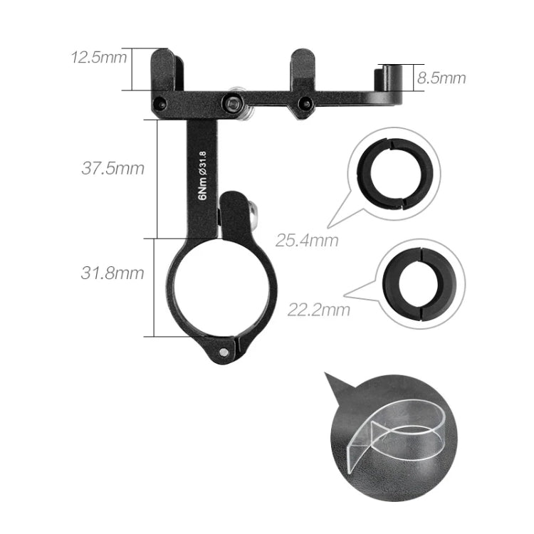 GUB PRO2 Aluminium Bicycle Phone Holder(Red) - Holders by GUB | Online Shopping South Africa | PMC TechLife | Buy Now Pay Later Mobicred