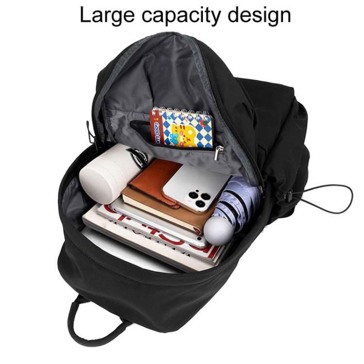 SKV B1530 Large Capacity Student School Bag Casual Double Shoulder Laptop Backpack(White) - Backpack by SKV | Online Shopping South Africa | PMC TechLife | Buy Now Pay Later Mobicred