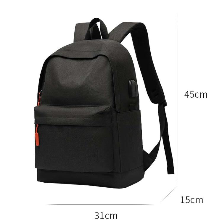 SKV B20537 Lightweight Traveling Double Shoulder Bag Large Capacity Laptop Backpack(Light Gray) - Backpack by SKV | Online Shopping South Africa | PMC TechLife | Buy Now Pay Later Mobicred