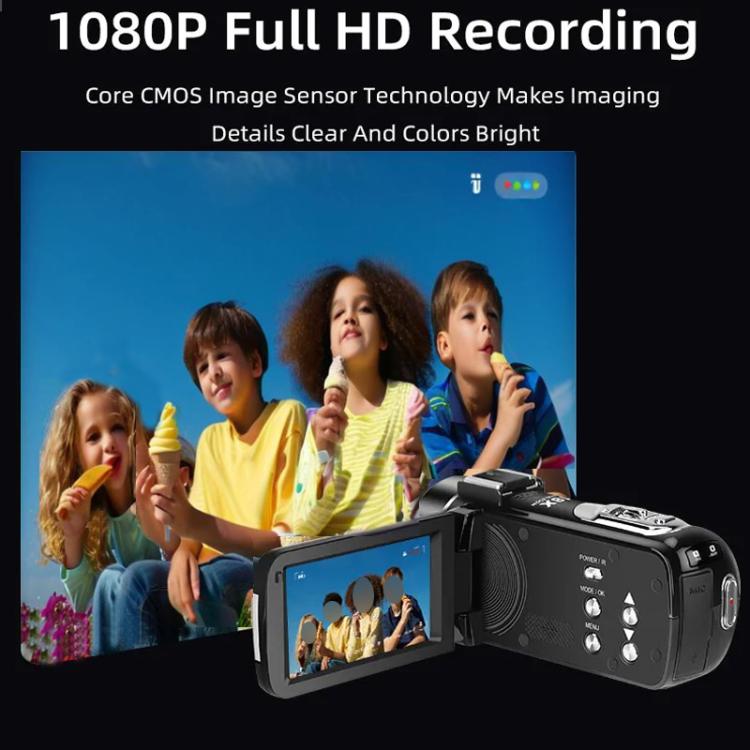 Ordro 1080P 30fps HD Night Vision Infrared Digital Camera(Black) - free shipping - PMC TechLife - Order now!