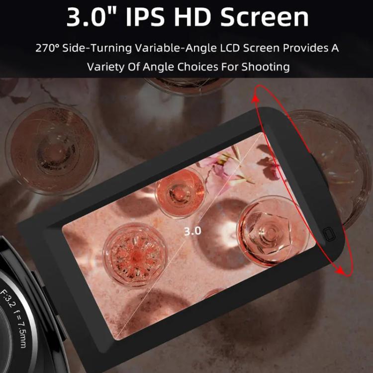 Ordro 1080P 30fps HD Night Vision Infrared Digital Camera(Gold) - free shipping - PMC TechLife - Order now!