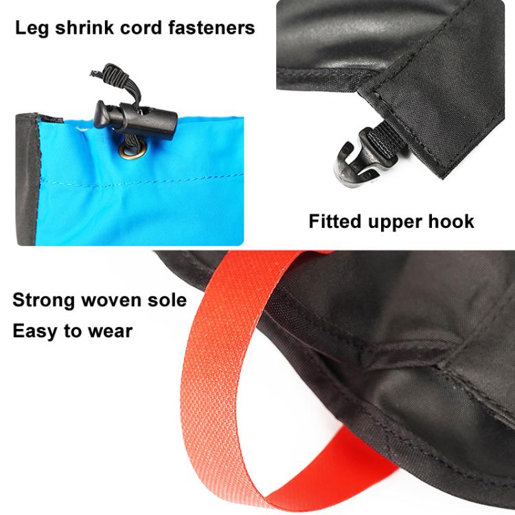 AOTU  AT8913 1pair Children Riding Skiing Waterproof Calf Protectors Outdoor Sandproof Shoes Covers, Color: Blue L - free shipping - PMC TechLife - Order now!