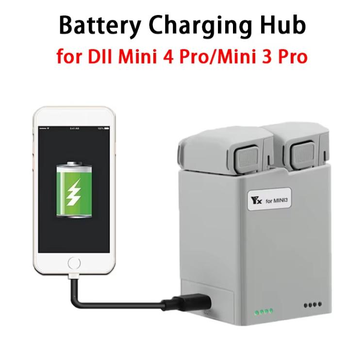For DJI Mini 4 Pro / Mini 3 Pro / Mini 3 YX  Dual-Way Charger Battery Manager Without Plug - free shipping - PMC TechLife - Order now!