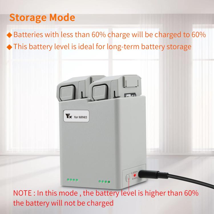 For DJI Mini 4 Pro / Mini 3 Pro / Mini 3 YX  Dual-Way Charger Battery Manager Without Plug - free shipping - PMC TechLife - Order now!