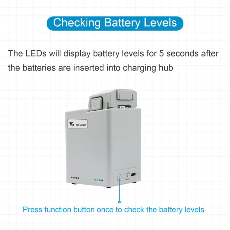 For DJI Mini 4 Pro / Mini 3 Pro / Mini 3 YX  Dual-Way Charger Battery Manager Without Plug - free shipping - PMC TechLife - Order now!