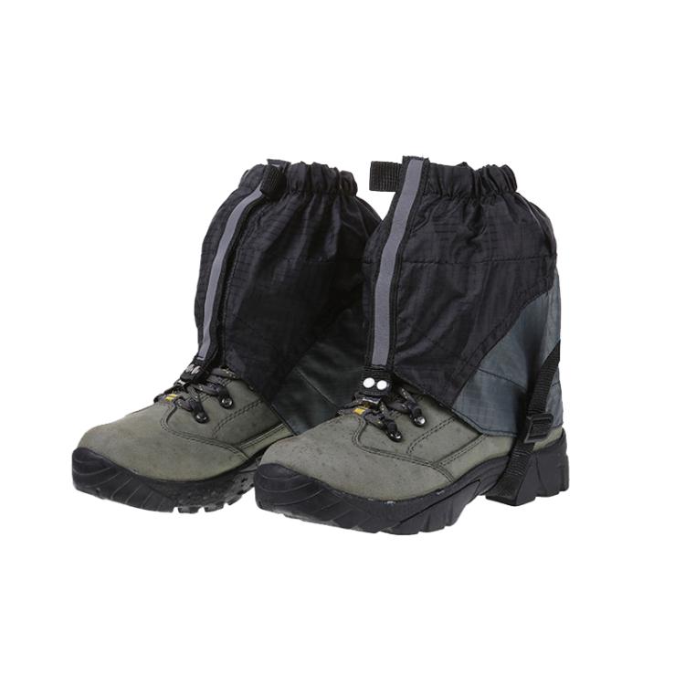 AOTU AT8917 1pair With Reflective Strip Outdoor Mountaineering Hiking Snowproof Footwear Desert Sandproof Shoe Covers(Black) - Mountaineering Outfit by AOTU | Online Shopping South Africa | PMC TechLife | Buy Now Pay Later Mobicred