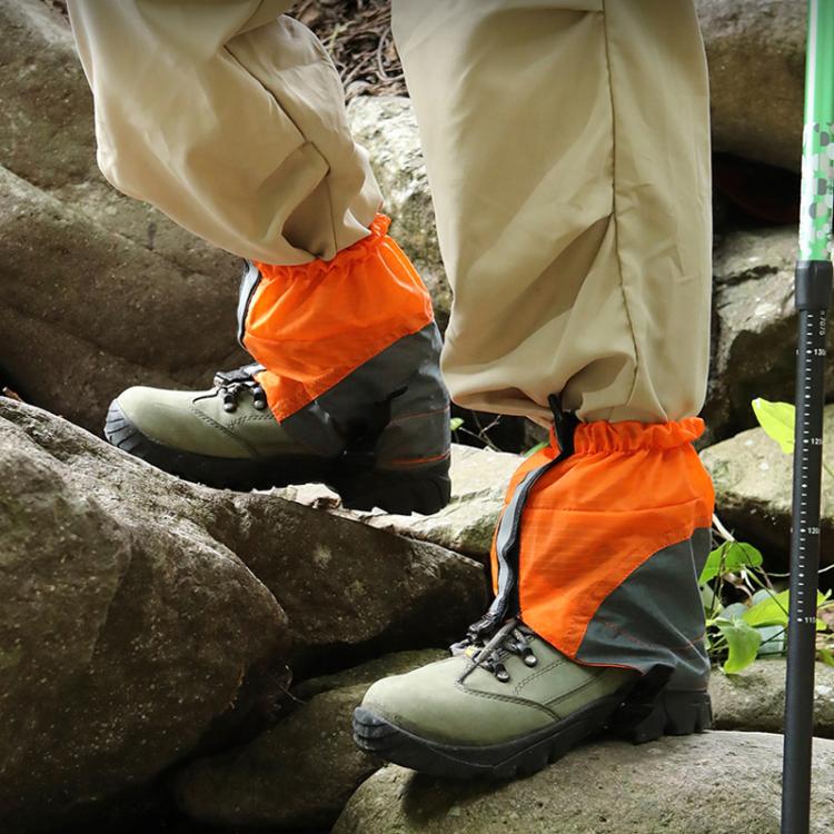 AOTU AT8917 1pair With Reflective Strip Outdoor Mountaineering Hiking Snowproof Footwear Desert Sandproof Shoe Covers(Orange) - Mountaineering Outfit by AOTU | Online Shopping South Africa | PMC TechLife | Buy Now Pay Later Mobicred