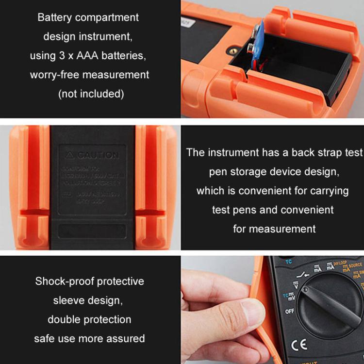 Victor Output Current Voltage Process Signal Source Multimeter, Model: VC71B - free shipping - PMC TechLife - Order now!