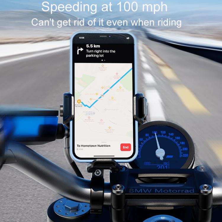 Kewig M33-C3 Outdoor Motorcycle Bike Riding Anti-Theft Shock Absorbing Cell Phone Holder(Rearview Mirror Lever) - free shipping - PMC TechLife - Order now!