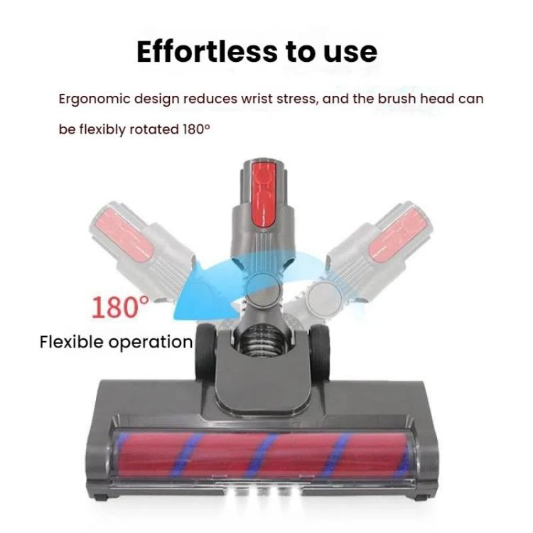 For Dyson V7 / V8 / V10 / V11 Vacuum Cleaner Floor Brush Head With LED Light 03B Roller Carpet - For Dyson Accessories by PMC TechLife | Online Shopping South Africa | PMC TechLife | Buy Now Pay Later Mobicred