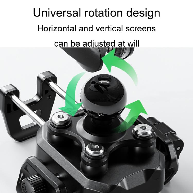 Kewig M33-C2 Outdoor Motorcycle Bike Riding Anti-Theft Shock Absorbing Cell Phone Holder(Mirror Base Model) - free shipping - PMC TechLife - Order now!