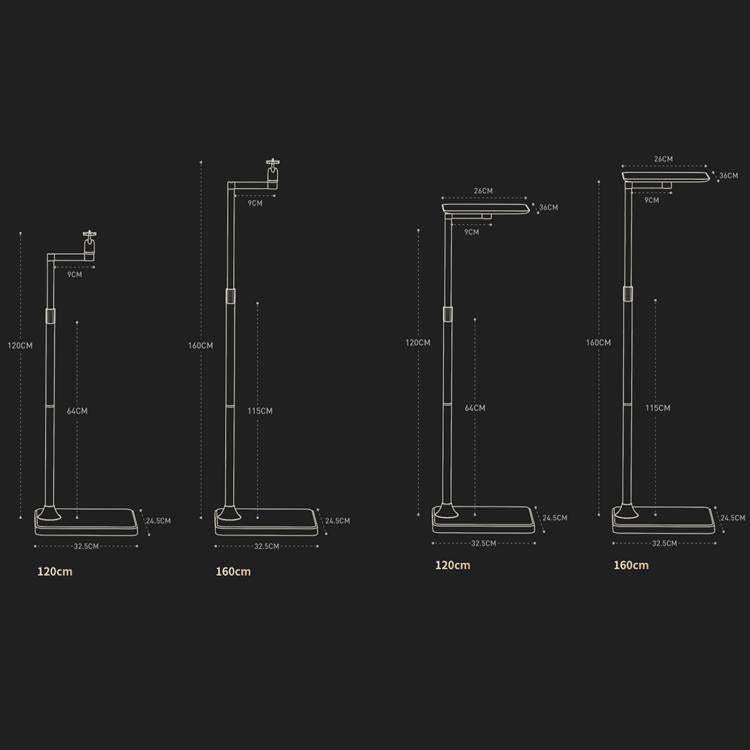 Xiaotian Household Floor-standing Hidden Projector Telescopic Bracket, Spec: 1.2m Bend Model - Accessories & Parts by Xiaotian | Online Shopping South Africa | PMC TechLife | Buy Now Pay Later Mobicred